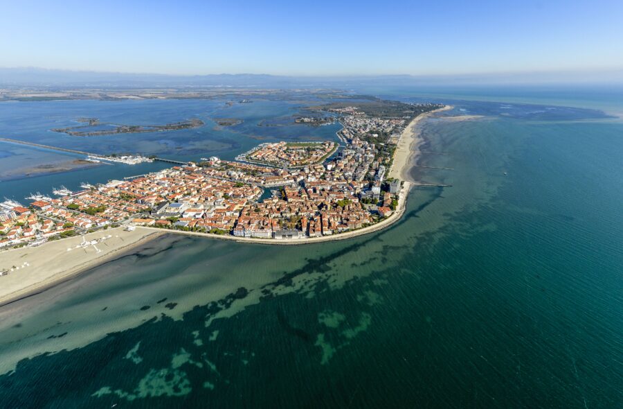 Grado island aereal PromoturismoFVG